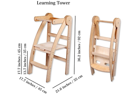 Montessori Foldable Toddler Tower